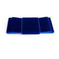 Luxury royal blue velvet signature bow hair clip for girls