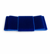 Luxury royal blue velvet signature bow hair clip for girls