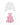 Pink bubble skirt pinafore dress for girls with side bows – part of the Faye Pinafore Set for ages 1–14.